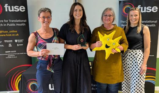 Twinkle, Twinkle Arti Team congratulated by Professor Carolyn Summerbell